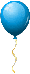 Ballon Bleu H250