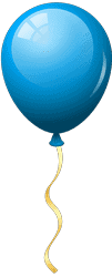 Ballon Bleu H250